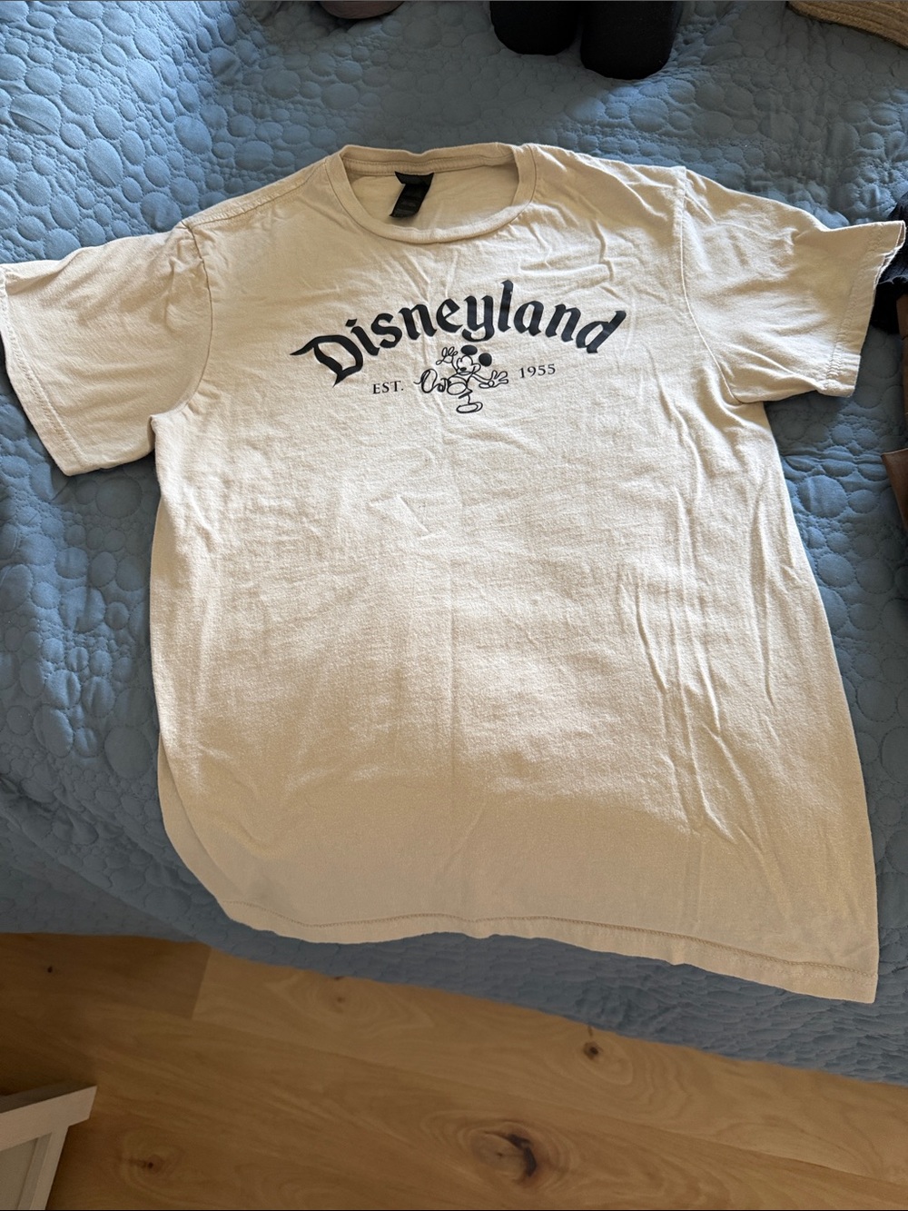 Disney Beige Disneyland Logo Short-Sleeve Tee